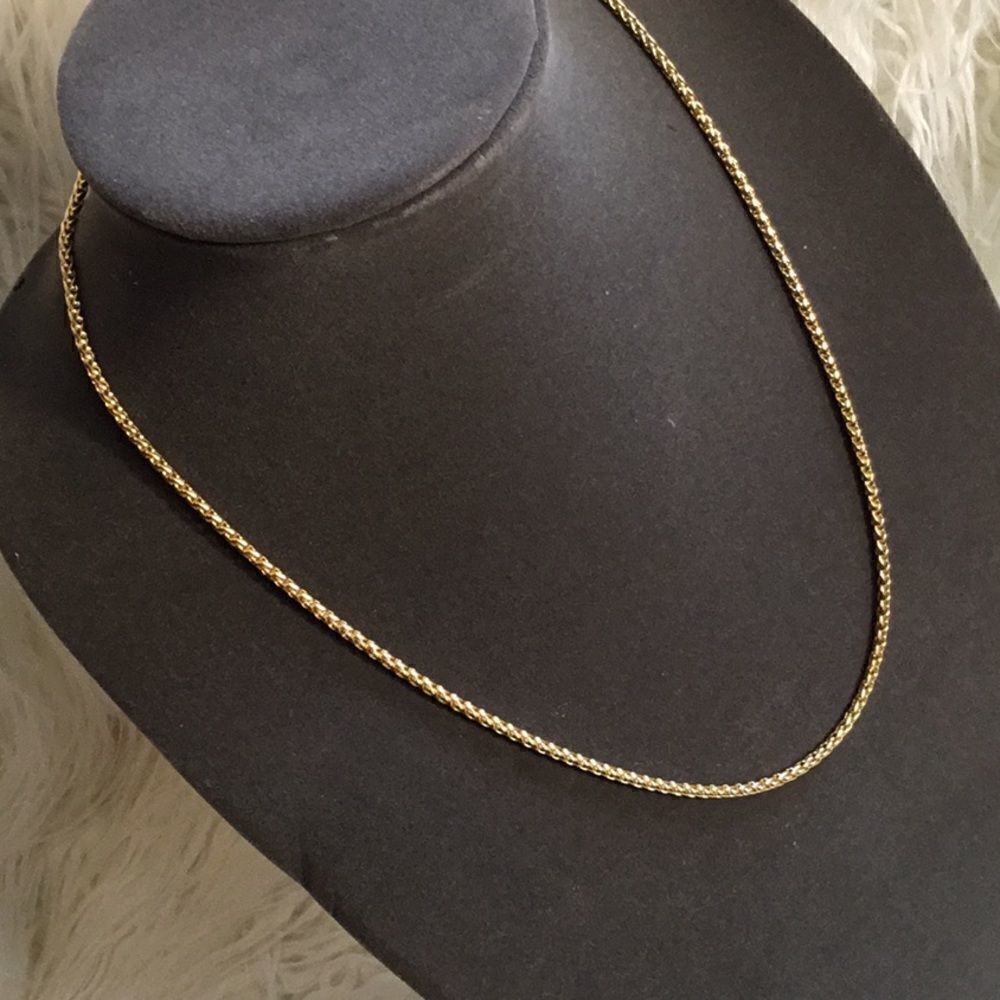 UNISEX GOLD PLATED ROPE STYLE NECKLACE 20” - Picture 5 of 10